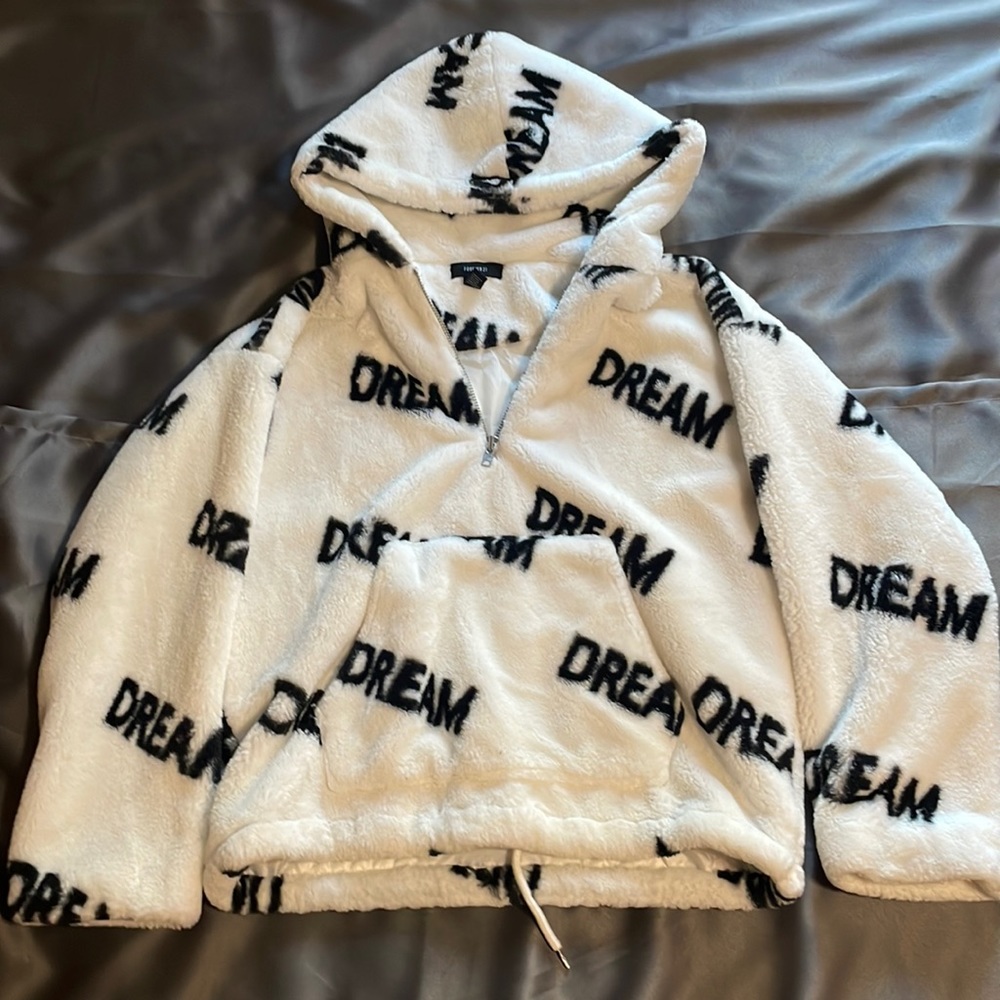 Dream pullover hoodie with a zipper